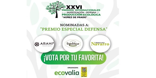 Ecovalia anuncia el nombre de las candidatas al Premio Especial de Defensa de los Premios Núñez de Prado