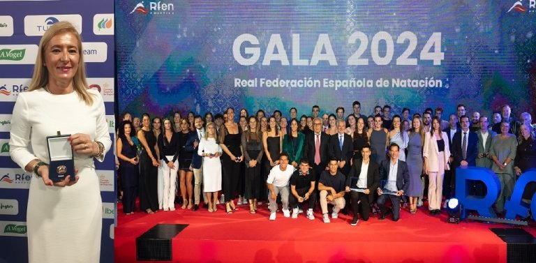 La baenense Begoña Baena recibe la Medalla de Bronce de Servicios Distinguidos de la Real Federación Española de Natación