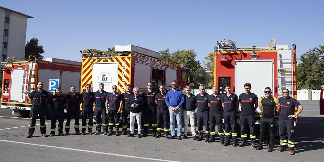 Los bomberos baenenses Antonio Caballero y Emilio Calvo se desplazan a Valencia para participar en las tareas de ayuda tras la DANA