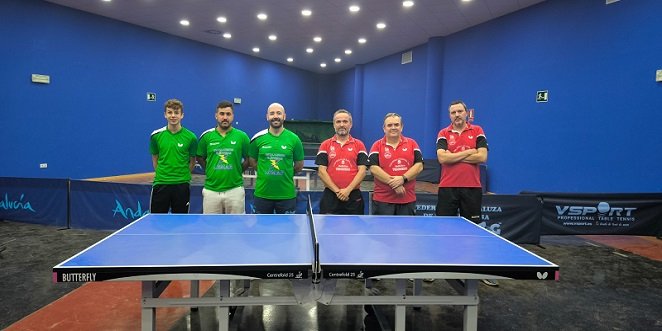 Primera victoria para el Caja Rural de Baena en la Liga Andalucía de tenis de mesa