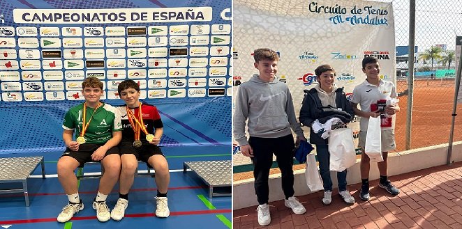 Fin de semana de importantes éxitos para los jóvenes deportistas baenenses Raúl Molina y Alberto Mora