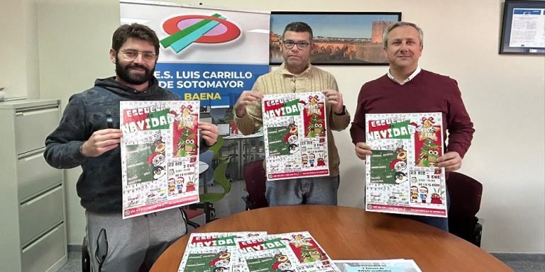 El Ampa del IES Luis Carrillo de Sotomayor organiza una Escuela de Navidad para niños de 1 a 15 años