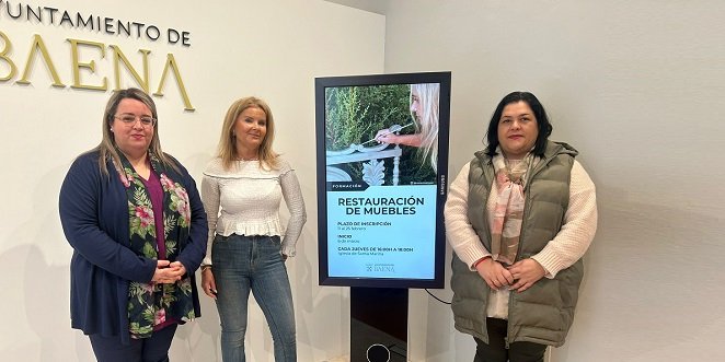 El Ayuntamiento de Baena pone en marcha un curso de restauración de muebles para 15 personas