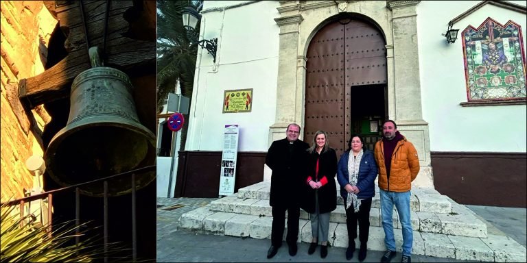 La campana de la iglesia de Santa Marina vuelve a repicar 40 años después