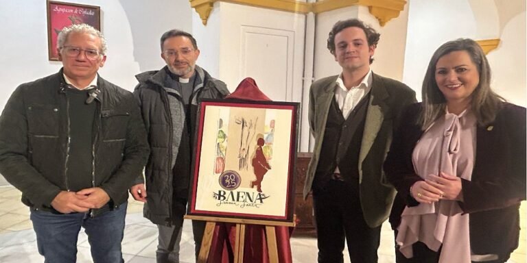 El judío de Baena y el Cristo de la Sangre, protagonistas del cartel de la Semana Santa de 2025