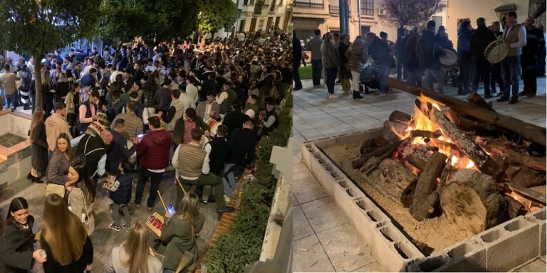 Los tambores y las candelas desafiaron a la lluvia por San José