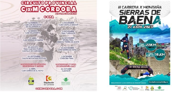 La carrera ‘Sierras de Baena’ se consolida entre los referentes provinciales de deportes de montaña