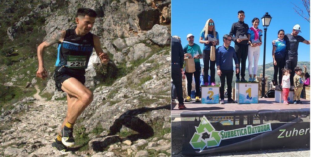 Los atletas baenenses brillan en el podium de la Subbética Trail 2025 y del Duatlón de La Victoria