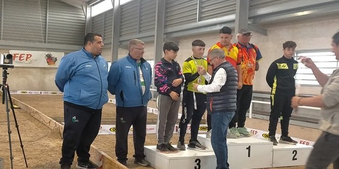 El baenense Junior Moral se cuelga la medalla de bronce en el Campeonato de España Individual Juvenil