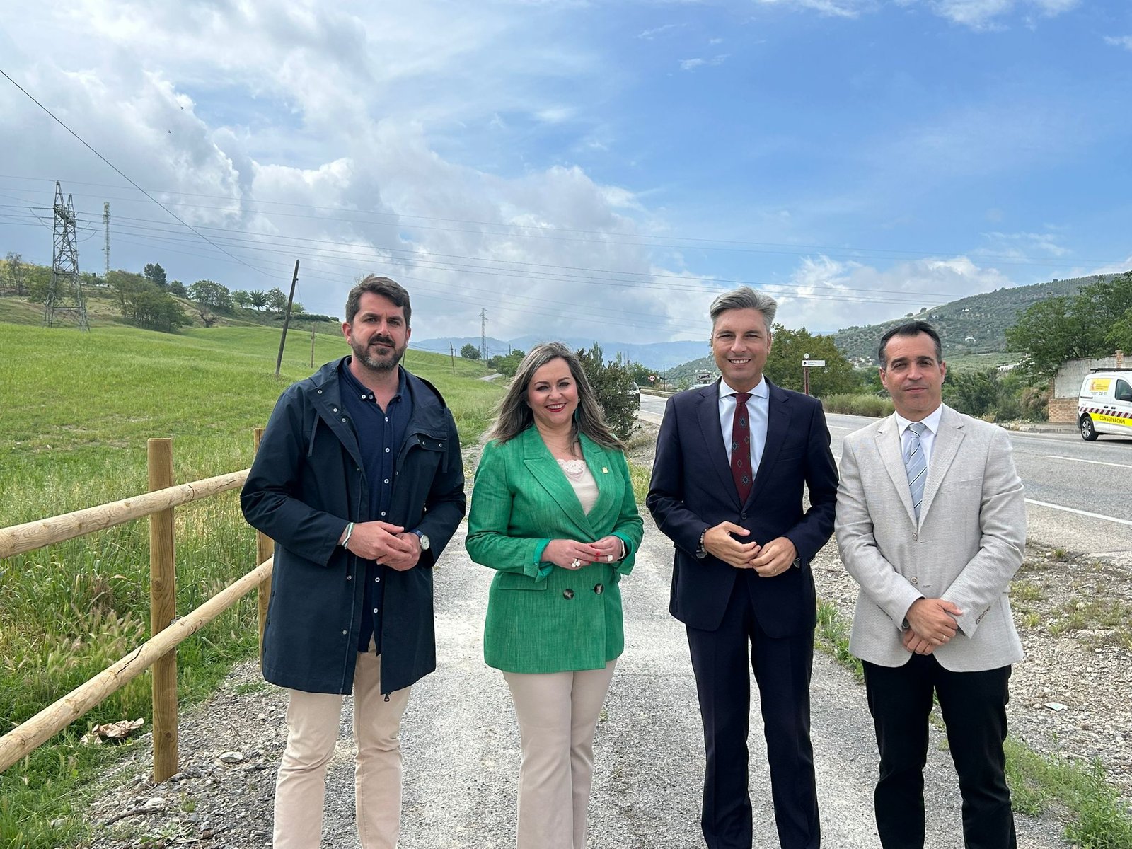 La Diputación continúa con las actuaciones de mejora del camino natural Vía Verde a su paso por Baena