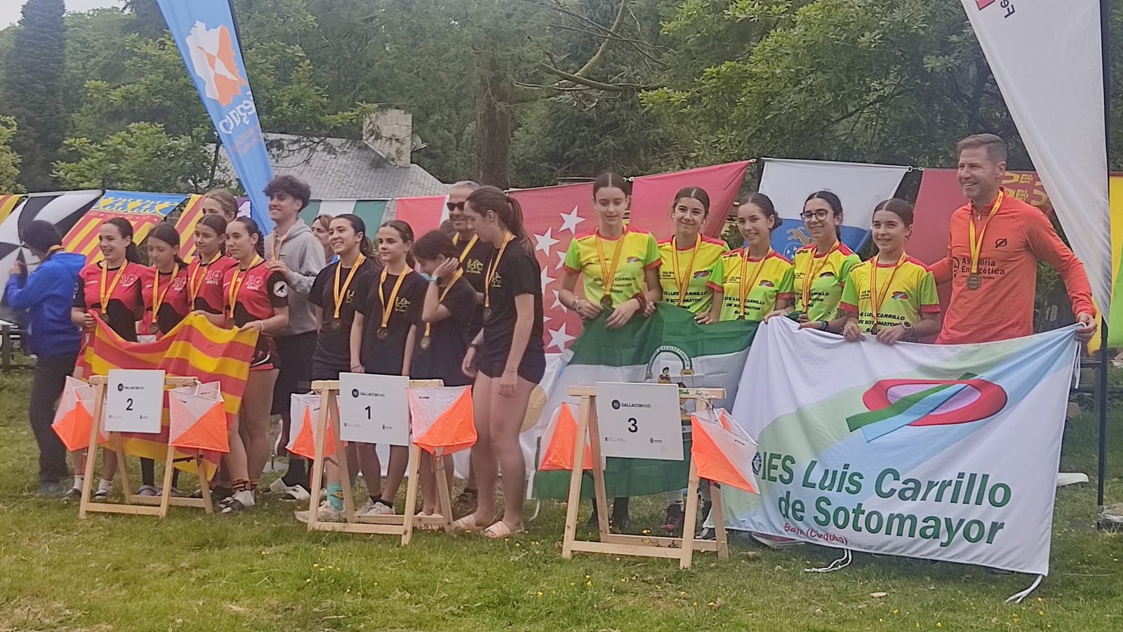El IES Luis Carrillo de Sotomayor se alza con un tercer y cuarto puesto en el Campeonato de España de Orientación