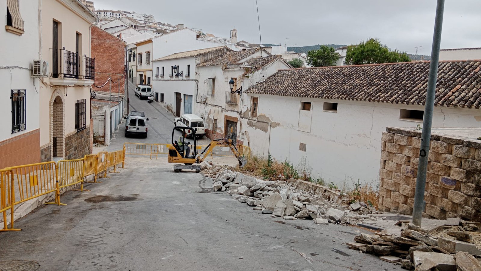 Baena inicia la segunda fase de reurbanización de la calle Antonio Salamanca ‘El Soldao’