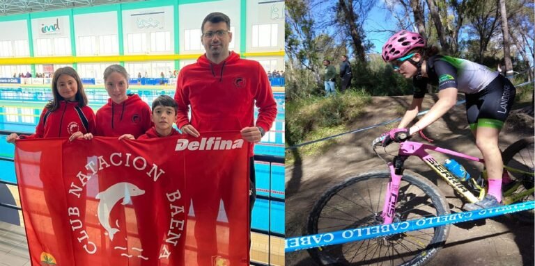 La natación y el ciclismo todoterreno protagonizan la agenda deportiva baenense con importantes citas a nivel andaluz