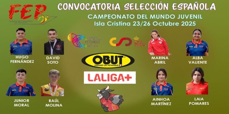 El baenense Junior Moral, convocado por la selección española de petanca para el Campeonato del Mundo juvenil