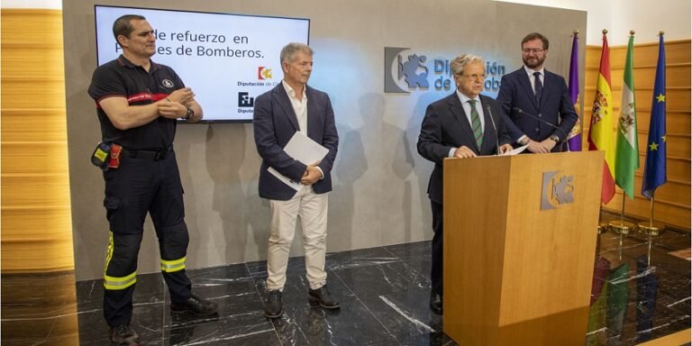 La Diputación refuerza los efectivos de guardia del Parque de Bomberos de Baena durante los meses de julio y agosto