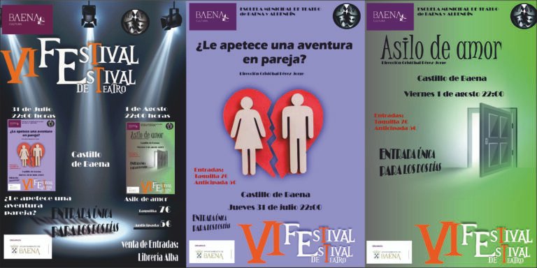 El Castillo de la Almedina acogerá los próximos días 31 de julio y 1 de agosto el Festival Estival de Teatro
