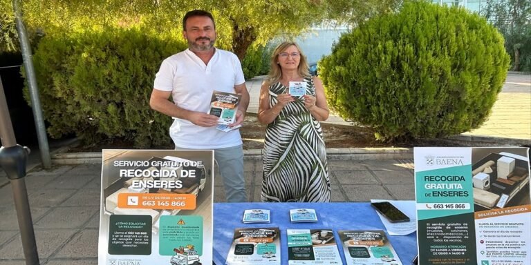 Baena inicia una campaña para la recogida de enseres y evitar su depósito en la vía pública