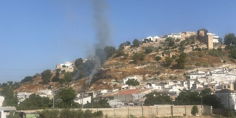 Declarados dos incendios forestales en distintas zonas de Baena