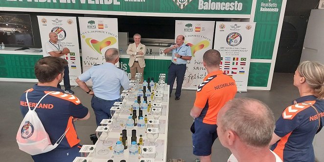 Nutrición ‘en guardia’ con el AOVE de la DOP Baena en el 48 Mundial Militar de Esgrima