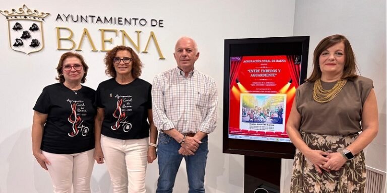 La Agrupación Coral de Baena celebra su 40 aniversario con una adaptación de la zarzuela ‘Agua, azucarillos y aguardiente’