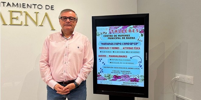 Continúan abiertas las inscripciones para los talleres de Servicios Sociales destinados a personas mayores