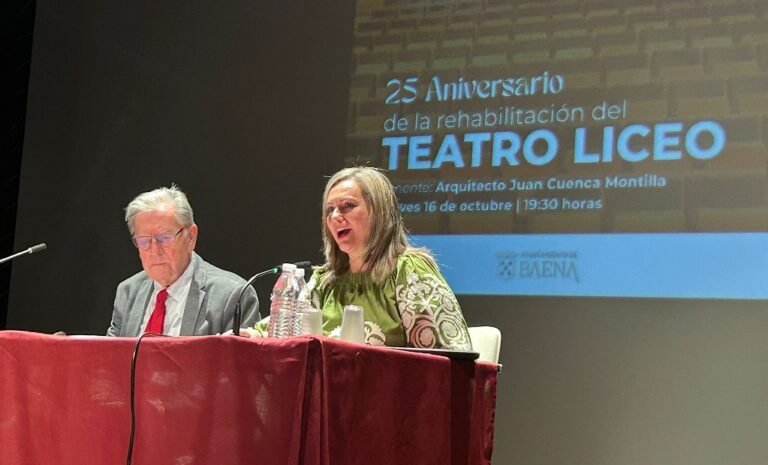 Baena celebra el 25 aniversario de la rehabilitación del teatro Liceo con una ponencia