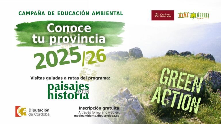 La campaña de educación ambiental ‘Conoce tu provincia’ llegará a Baena el 16 de noviembre