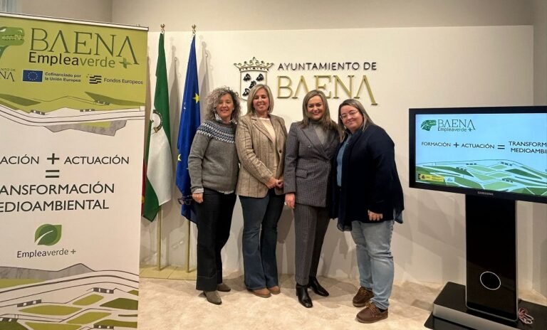 Baena continúa con la formación de 30 desempleados en un proyecto para la transformación ambiental del municipio