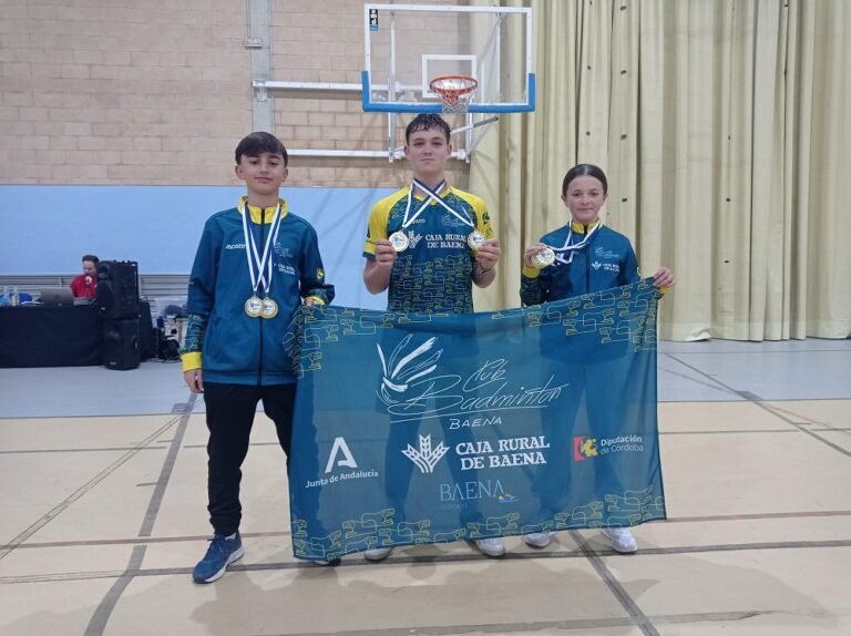 Histórico pleno para el Club Bádminton Baena con seis medallas de oro en la Copa de Andalucía