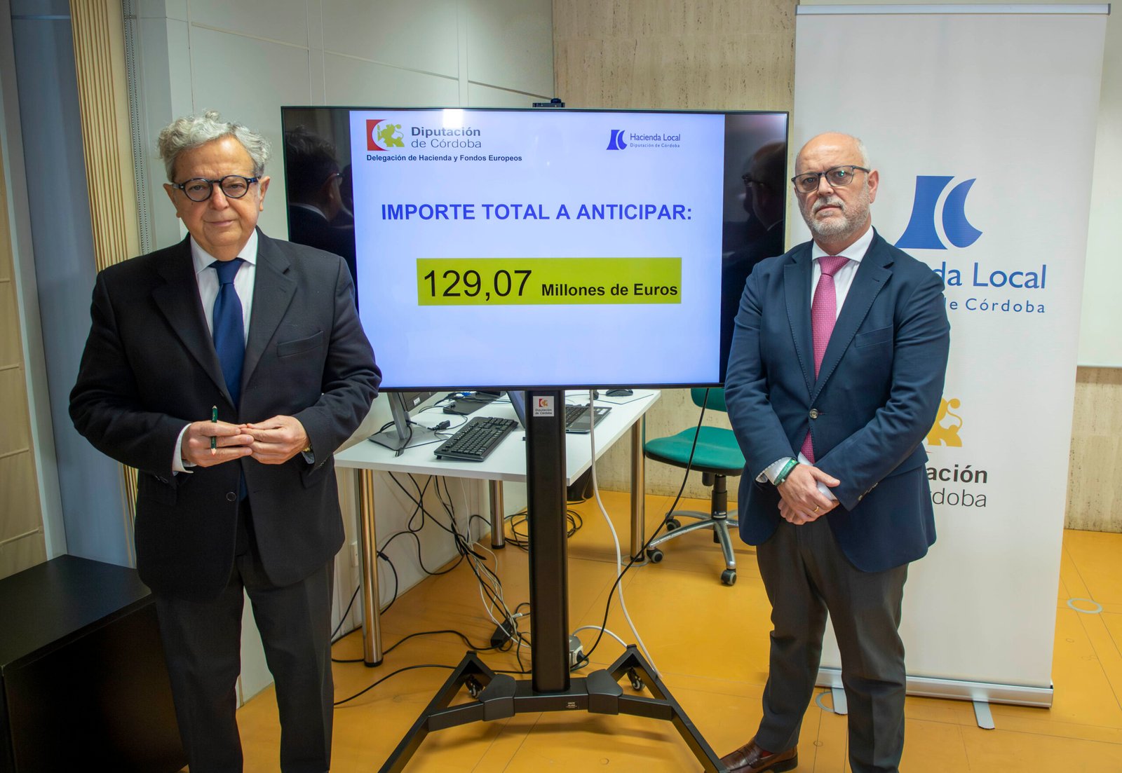 La Diputación transfiere al Ayuntamiento de Baena 4,6 millones en concepto de anticipo de recaudación