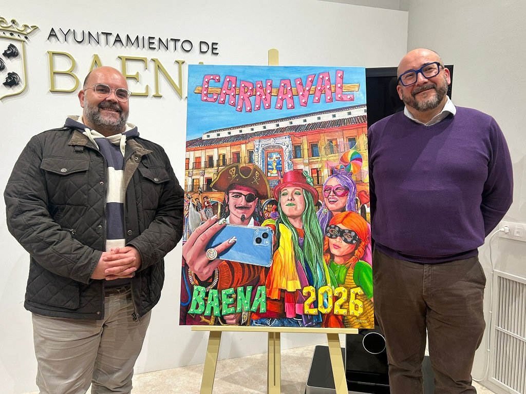 José Antonio Monroy, autor del cartel anunciador del Carnaval de Baena de 2026