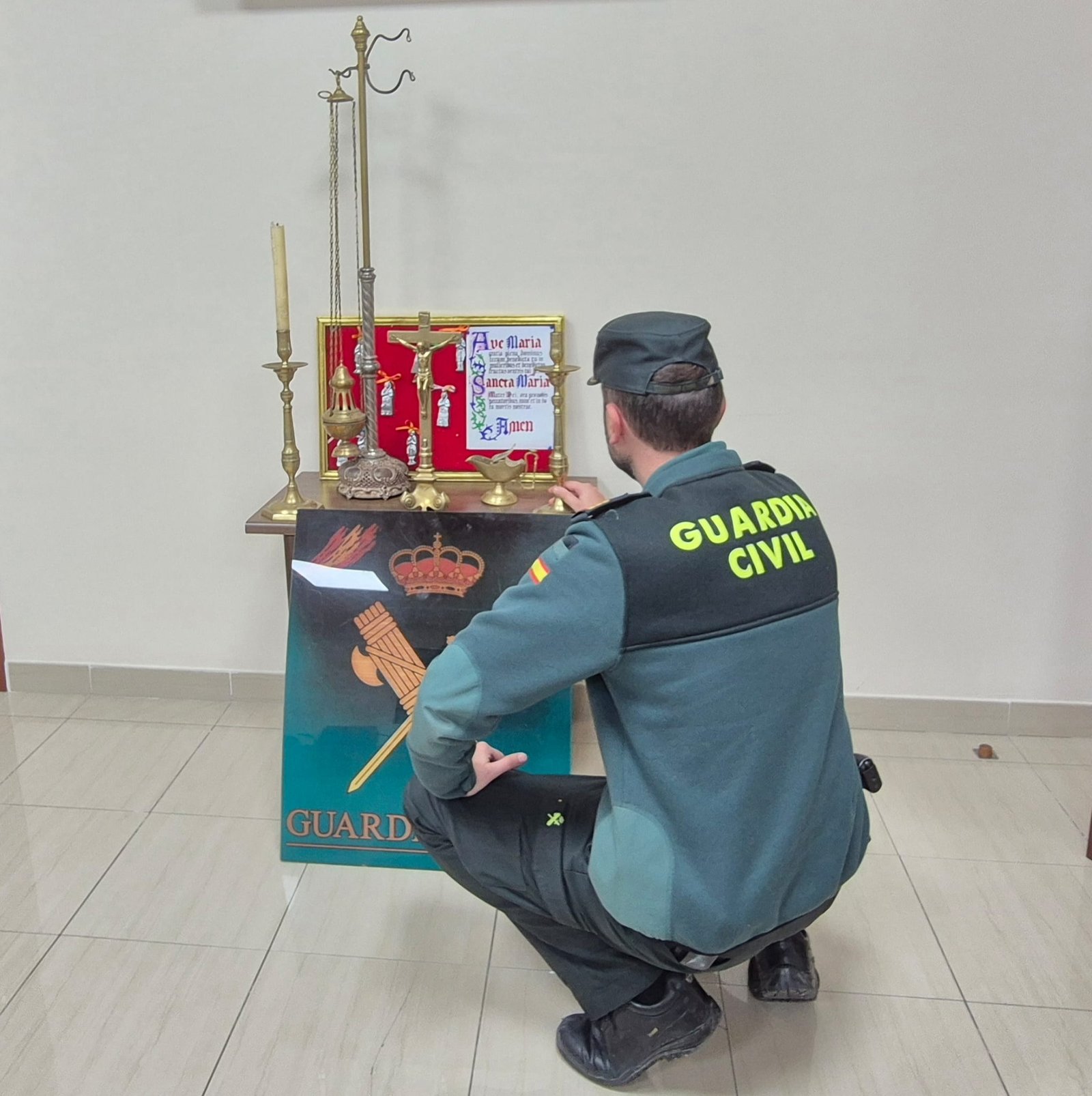 Un detenido en Baena por un robo cometido en la ermita de Los Ángeles