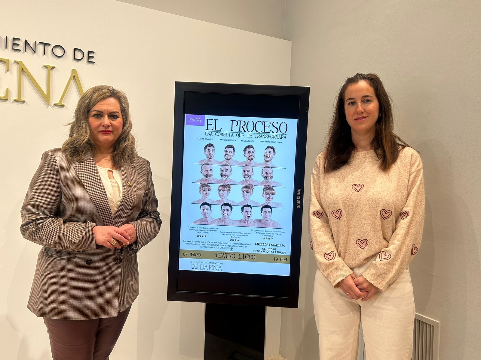 Baena rinde homenaje a Concha Caballero en el 8M y refuerza su compromiso con la igualdad real