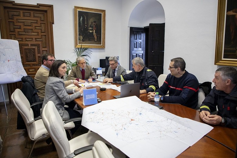 La Diputación de Córdoba mantiene activo el plan de emergencias para abordar las consecuencias del temporal en la provincia
