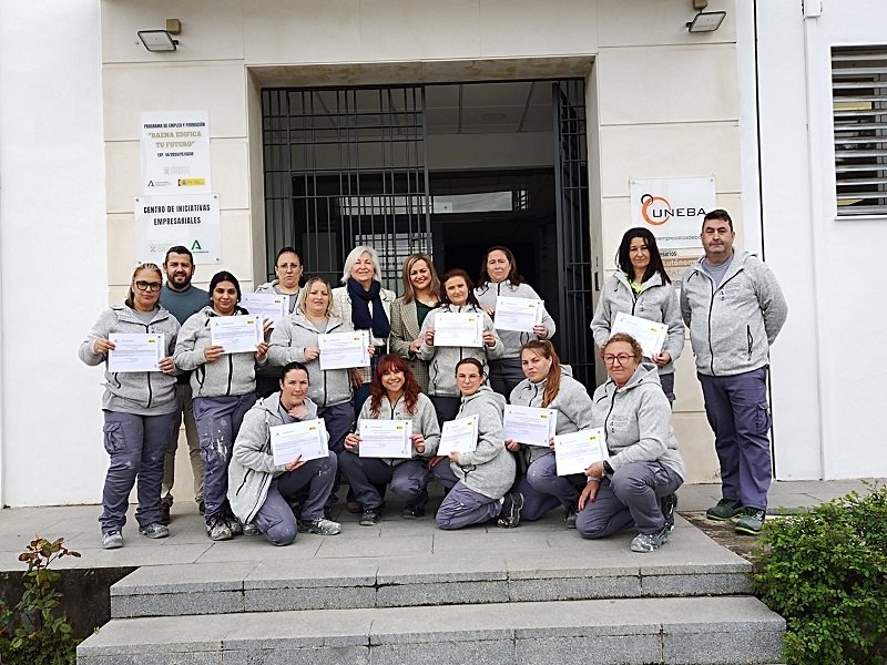 Clausurado del Programa de Empleo y Formación ‘Baena edifica tu futuro’ en el que 15 mujeres se han formado en albañilería