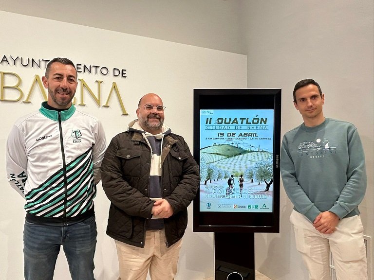 El II Duatlón ‘Ciudad de Baena’ tendrá lugar el 19 de abril con la participación de más de 200 corredores