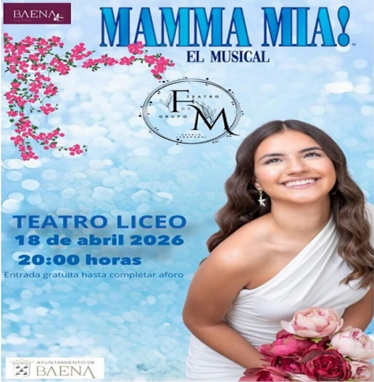 El Ayuntamiento de Baena establece puntos de recogida de invitaciones para el musical Mamma Mia! ante la gran expectación generada