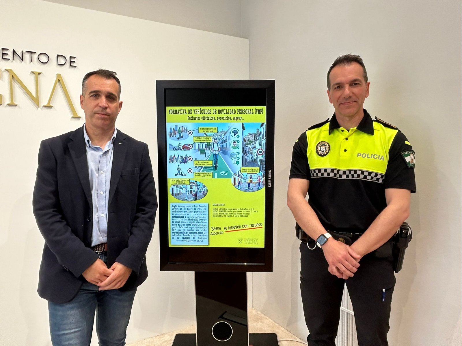 Baena regulará el uso de patinetes eléctricos desde junio con una nueva ordenanza de movilidad