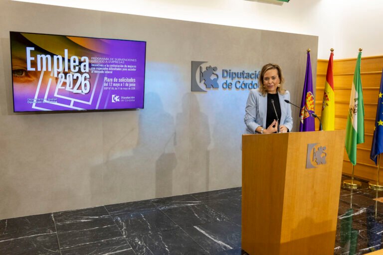 La Diputación pone en marcha el programa Emplea 2026 con ayudas para fomentar la contratación de mujeres vulnerables
