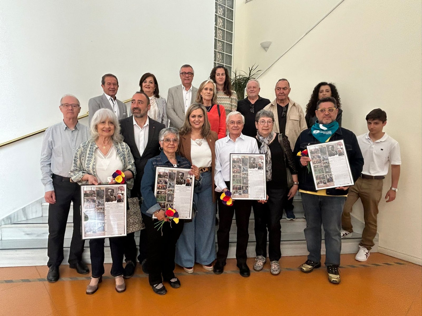 Baena rinde homenaje a Francisco Fuentes Ruiz, baenense superviviente de los campos nazis