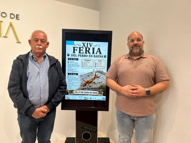 El Palacio de Congresos de Baena acogerá la XIV Feria del Perro los días 6 y 7 de junio