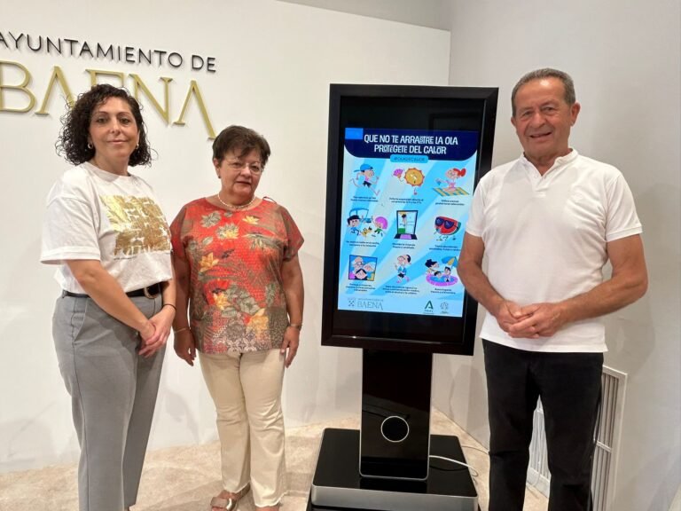 Baena refuerza la prevención frente a las altas temperaturas con una campaña de concienciación ciudadana