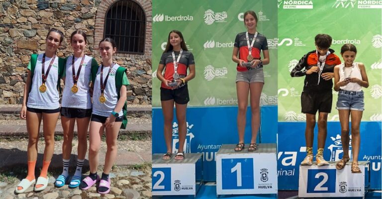 El deporte femenino baenense sigue triunfando en España con históricos resultados en Orientación y Marcha Nórdica