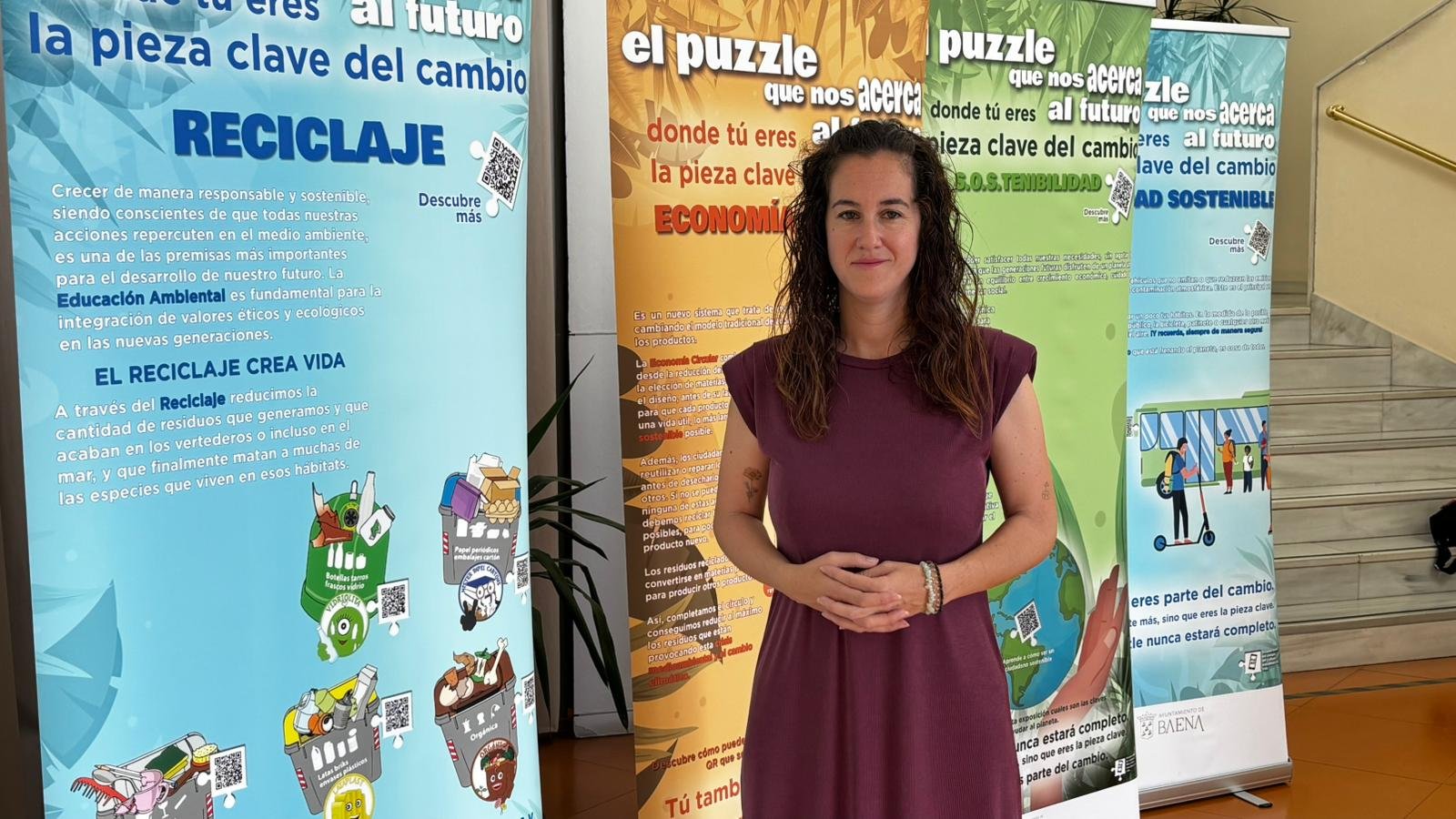 El Ayuntamiento de Baena acoge una exposición interactiva sobre sostenibilidad y medio ambiente