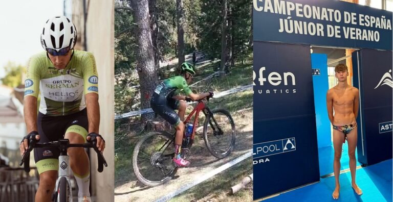 Objetivos cumplidos para los deportistas baenenses Carlos Tienda, Elena Pavón y Francisco Javier Santano