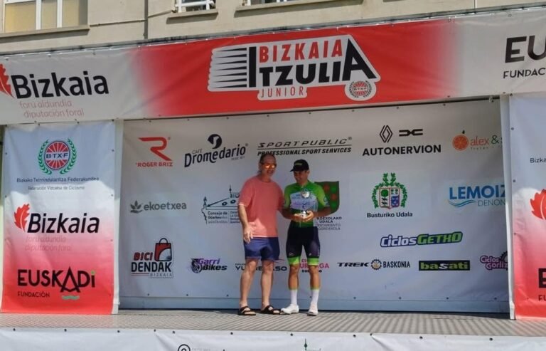 Exhibición de fuerza y calidad de Carlos Tienda en la Bizkaia Itzulia Junior 2026