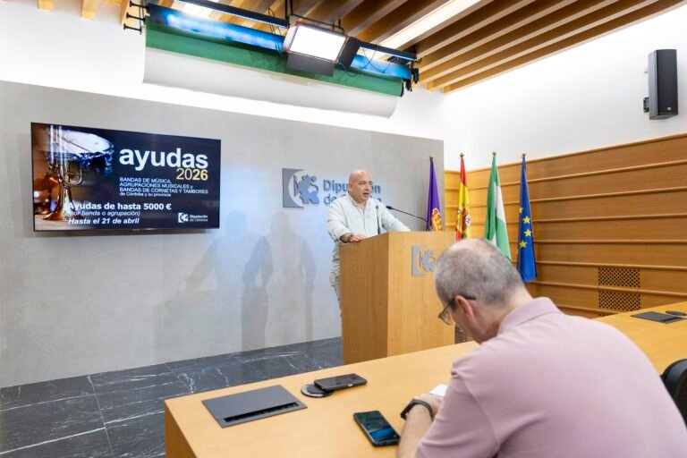 Las bandas y agrupaciones musicales de Baena recibirán más de 28.000 euros de la Diputación para impulsar su actividad