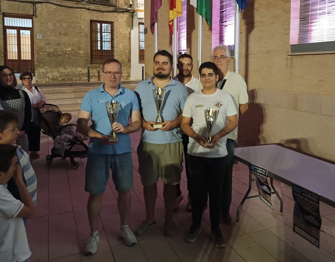 Victoria de Georgi Galych en el III Torneo Blitz Nocturno de Ajedrez ’Ciudad de Baena’