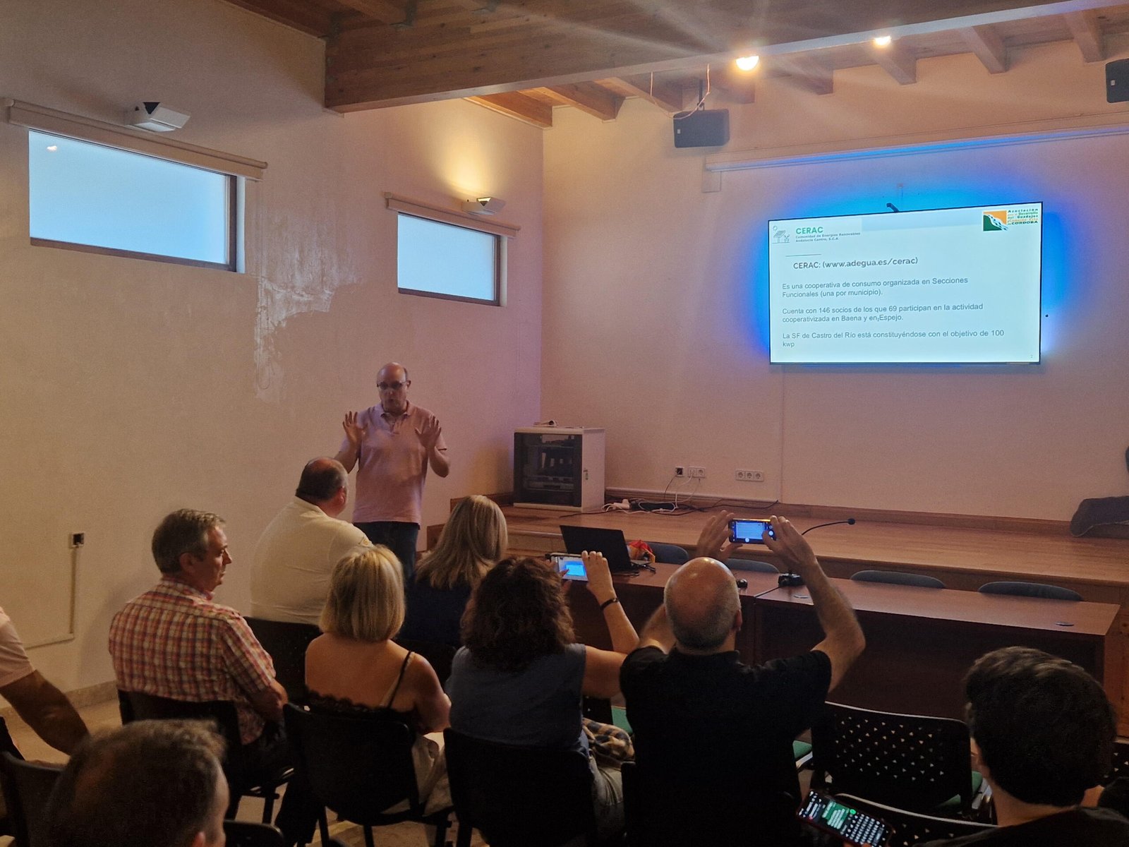 ADEGUA muestra a una delegación asturiana sus proyectos de innovación rural y comunidades energéticas