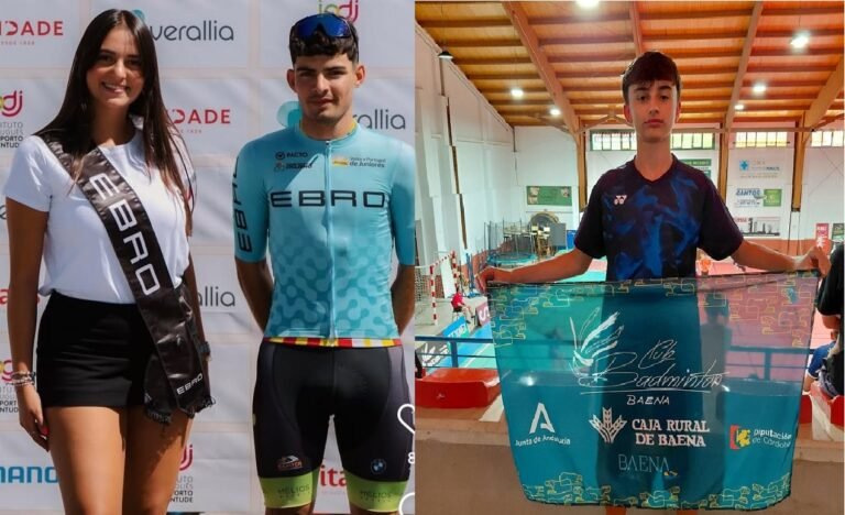 Carlos Tienda y Juanjo Lastres, protagonistas deportivos en dos importantes citas a nivel nacional de ciclismo y bádminton
